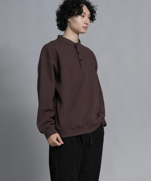 aimoha（アイモハ）の「aimoha men Modern Heritage Henley Pullover（スウェット・メンズ・ブラック/チョコ/ブルー/グリーン・MEDIUM/LARGE/X-LARGE/XX-LARGE/XXX-LARGE）」の18枚目の写真