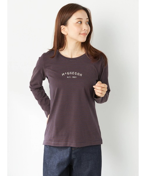 【セール】コンパクト天竺長袖（Tシャツ/カットソー）｜McGREGOR（マックレガー）