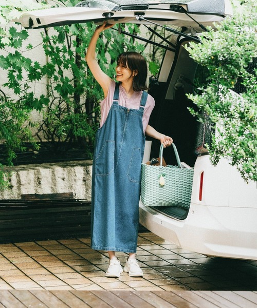 studio CLIP（スタディオクリップ）の「ジャンパースカート[プチサイズあり]（ワンピース・レディース・ブラック/ブルー・LARGE/MEDIUM/PF）」の19枚目の写真