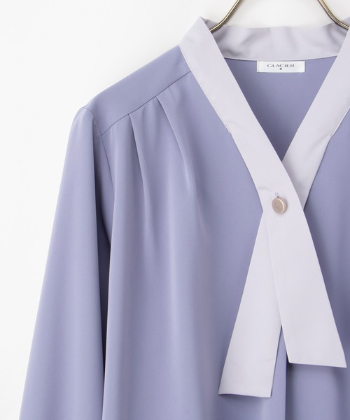 ブラウス ヴィンテージサテンリボンブラウス | Blouse | HER. Online Store