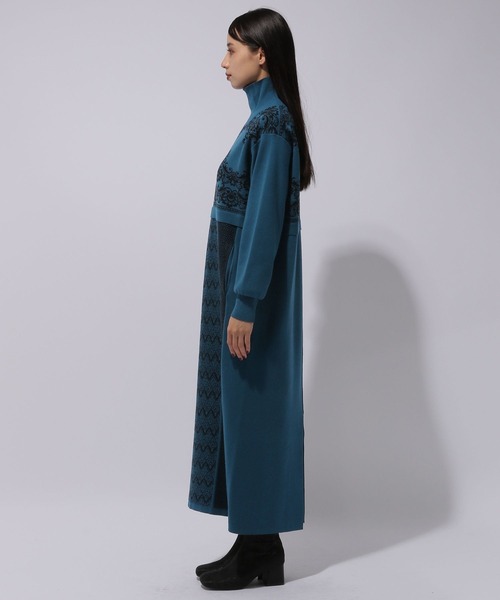 HARE（ハレ）の「ブロックガラニットワンピース(HARE)（ワンピース