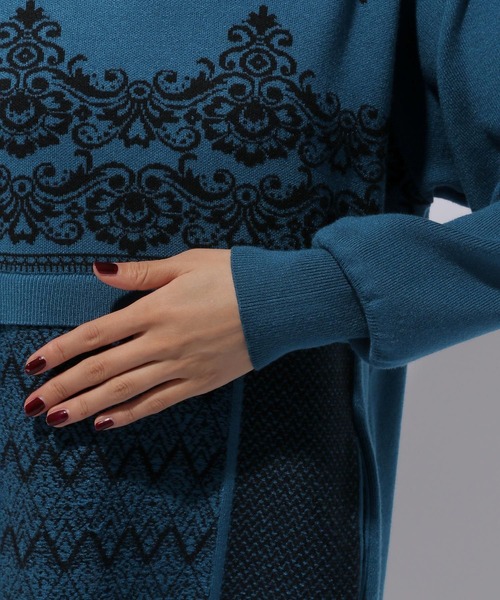 HARE（ハレ）の「ブロックガラニットワンピース(HARE)（ワンピース