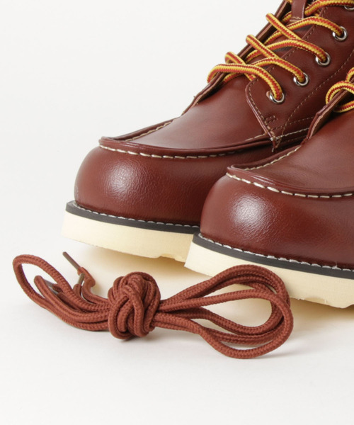 ARCADE（アーケード）の「モカシントゥーワークブーツ　サイドジップ付き (替えヒモ付き)（ブーツ・メンズ・ワインレッド/ブラック/ブラウン・25.5cm/26.5cm/26.0cm/27.0cm/28.0cm）」の7枚目の写真