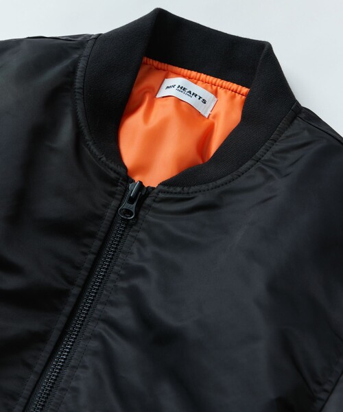 FREAK'S STORE（フリークスストア）の「限定展開 MR HEARTS/ミスターハーツ MR HEARTS/ミスターハーツ SHORT LENGTH MA-1（MA-1・メンズ・ブラック/オリーブ・SMALL/MEDIUM/LARGE）」の11枚目の写真