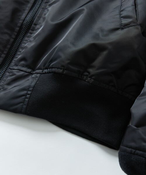 FREAK'S STORE（フリークスストア）の「限定展開 MR HEARTS/ミスターハーツ MR HEARTS/ミスターハーツ SHORT LENGTH MA-1（MA-1・メンズ・ブラック/オリーブ・SMALL/MEDIUM/LARGE）」の7枚目の写真