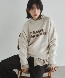 hunch（ハンチ）の「【WEB限定/別注】【新色追加】スウェットライク ロゴニット（ニット/セーター）」