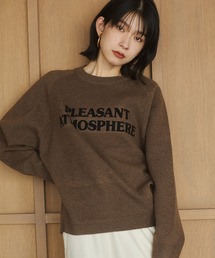 hunch（ハンチ）の「【WEB限定/別注】【新色追加】ソフトタッチ ロゴニット（ニット/セーター）」