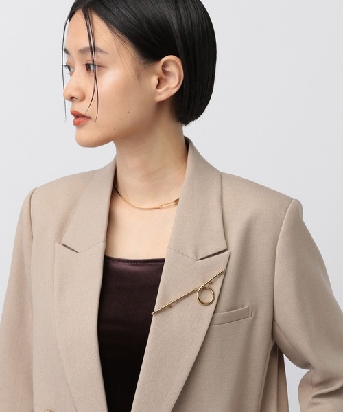 A part by（アパートバイ）の「ヒネリブローチ（ブローチ/コサージュ・レディース・シルバー/ゴールド・FREE）」の2枚目の写真