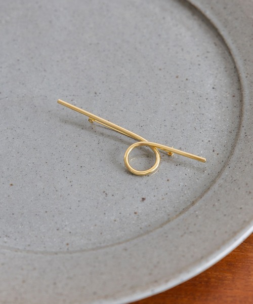 A part by（アパートバイ）の「ヒネリブローチ（ブローチ/コサージュ・レディース・シルバー/ゴールド・FREE）」の11枚目の写真