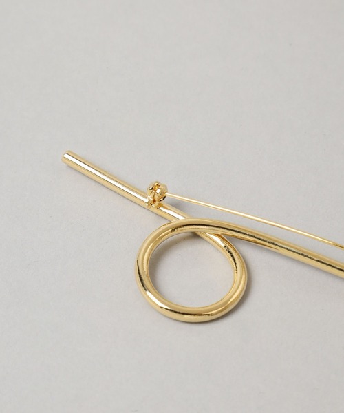 A part by（アパートバイ）の「ヒネリブローチ（ブローチ/コサージュ・レディース・シルバー/ゴールド・FREE）」の9枚目の写真