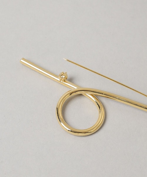 A part by（アパートバイ）の「ヒネリブローチ（ブローチ/コサージュ・レディース・シルバー/ゴールド・FREE）」の10枚目の写真