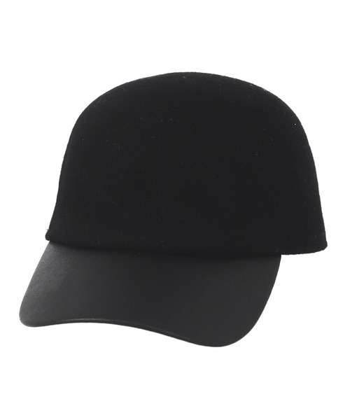 Settimissimo（セッティミッシモ）の「フェルトレザータッチコンビキャップ（キャップ・レディース・ブラック/グレー・FREE）」の12枚目の写真