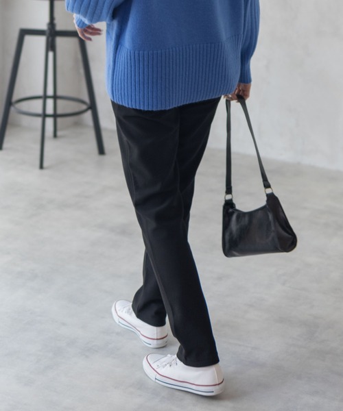 NAVY(ネイビー)の「nAvy あったか 温℃ 裏起毛スリムパンツ(その他パンツ・レディース・ワンウォッシュ/ブルー/ブラック・S/M/L/XL)」の2枚目の写真