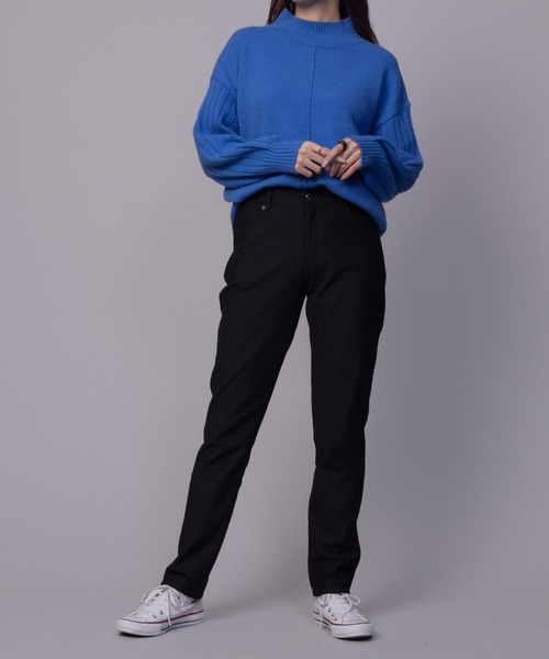 NAVY(ネイビー)の「nAvy あったか 温℃ 裏起毛スリムパンツ(その他パンツ・レディース・ワンウォッシュ/ブルー/ブラック・S/M/L/XL)」の8枚目の写真