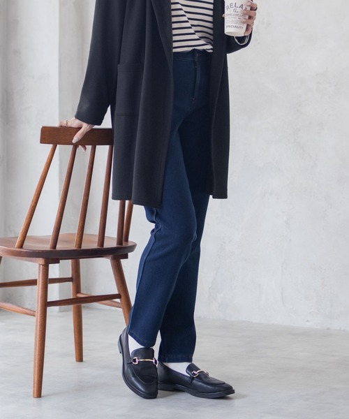 NAVY(ネイビー)の「nAvy あったか 温℃ 裏起毛スリムパンツ(その他パンツ・レディース・ワンウォッシュ/ブルー/ブラック・S/M/L/XL)」の20枚目の写真