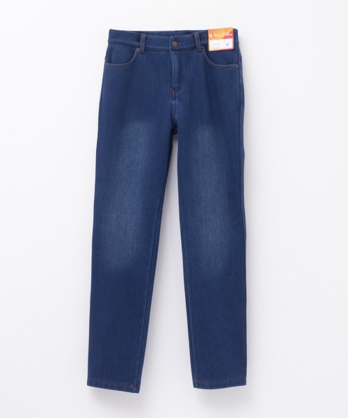 NAVY(ネイビー)の「nAvy あったか 温℃ 裏起毛スリムパンツ(その他パンツ・レディース・ワンウォッシュ/ブルー/ブラック・S/M/L/XL)」の4枚目の写真