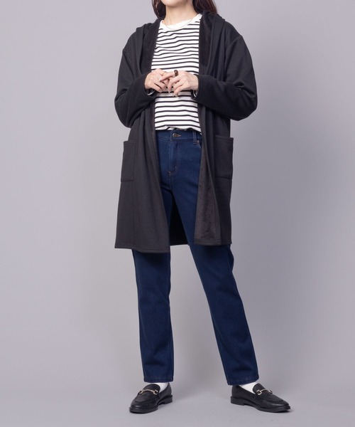 NAVY(ネイビー)の「nAvy あったか 温℃ 裏起毛スリムパンツ(その他パンツ・レディース・ワンウォッシュ/ブルー/ブラック・S/M/L/XL)」の21枚目の写真