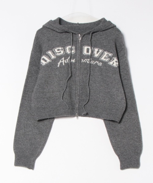 セール】カレッジロゴニットパーカー（ニット/セーター）｜LADY LIKE