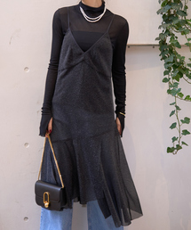 Rouge vif | シアーラメチュールキャミワンピース(ワンピース)