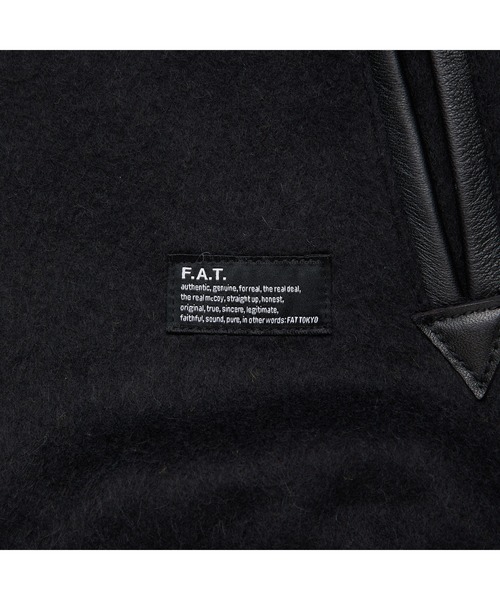 FAT(エフエイティー)の「F.A.T. CALLIGRAFAM(エフエイティー カリグラファム)(スタジャン・メンズ・ブラック/イエロー・FAT(XL)/SKINNY(L)/TITCH(M))」の6枚目の写真