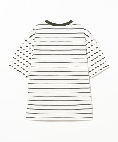 B:MING by BEAMS(ビーミングバイビームス)の「抗菌防臭 ボーダー クルーネック T シャツ(Tシャツ/カットソー・メンズ・ネイビー/チャコールグレー・S/M/L/XL)」の10枚目の写真