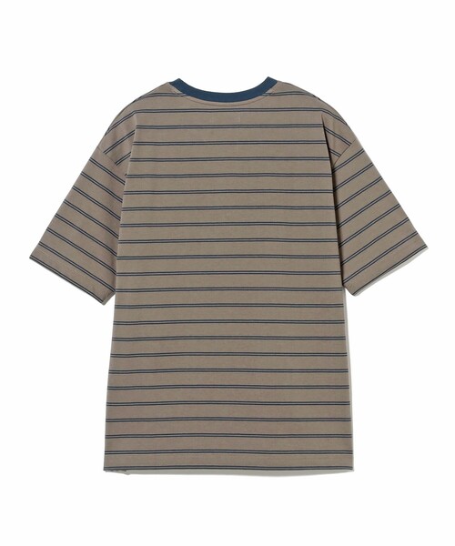 B:MING by BEAMS(ビーミングバイビームス)の「抗菌防臭 ボーダー クルーネック T シャツ(Tシャツ/カットソー・メンズ・ネイビー/チャコールグレー・S/M/L/XL)」の13枚目の写真