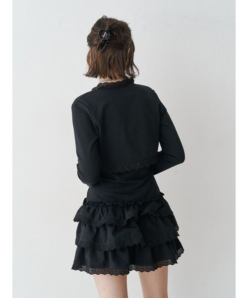 jouetie（ジュエティ）の「スタッズヘアクリップ（ヘアピン・レディース・アイボリー/ブラック・FREE）」の5枚目の写真