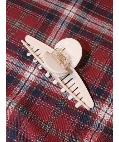 jouetie（ジュエティ）の「スタッズヘアクリップ（ヘアピン・レディース・アイボリー/ブラック・FREE）」の7枚目の写真