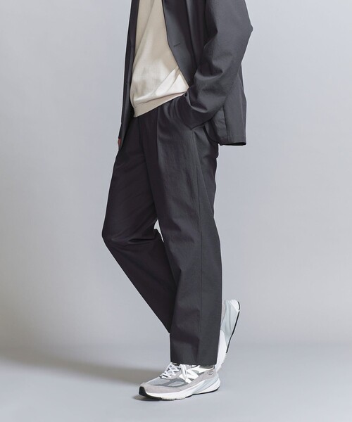 beauty & youth BY KOMATSU PACK イージーパンツ BY KOMATSU PACK 1P イージー テーパードパンツ 【セットアップ