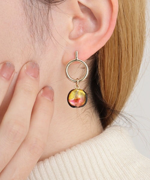 Loato(ロアトゥ)の「blend candyシリーズ ピアス トンボ玉(ピアス(両耳用)・レディース・A/B・FREE)」の1枚目の写真