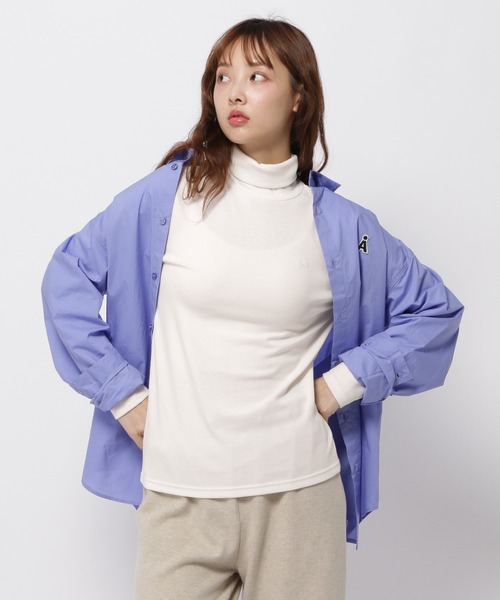 3.3 Field Trip （3.3フィールドトリップ）の「3.3 Field Trip／ソフトタートルネック（微起毛）（Tシャツ/カットソー・レディース・ブラック/アイボリー/グレー・FREE）」の3枚目の写真