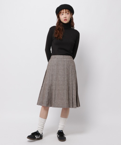 3.3 Field Trip （3.3フィールドトリップ）の「3.3 Field Trip／ソフトタートルネック（微起毛）（Tシャツ/カットソー・レディース・ブラック/アイボリー/グレー・FREE）」の6枚目の写真