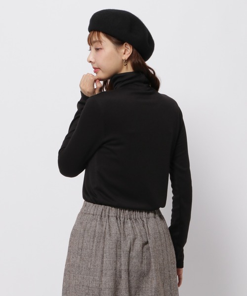 3.3 Field Trip （3.3フィールドトリップ）の「3.3 Field Trip／ソフトタートルネック（微起毛）（Tシャツ/カットソー・レディース・ブラック/アイボリー/グレー・FREE）」の10枚目の写真