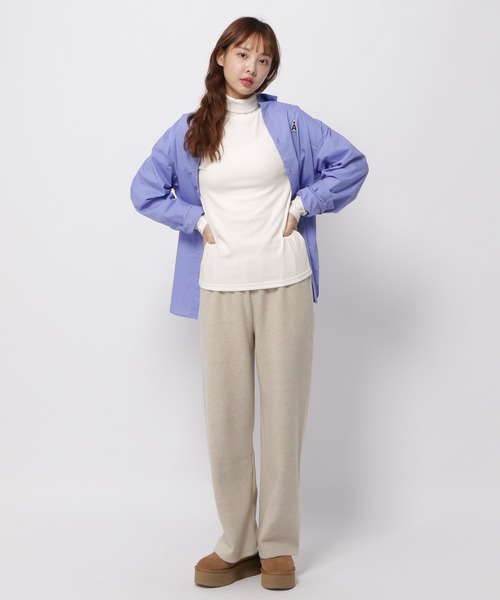 3.3 Field Trip （3.3フィールドトリップ）の「3.3 Field Trip／ソフトタートルネック（微起毛）（Tシャツ/カットソー・レディース・ブラック/アイボリー/グレー・FREE）」の16枚目の写真