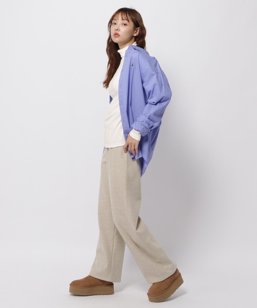 3.3 Field Trip （3.3フィールドトリップ）の「3.3 Field Trip／ソフトタートルネック（微起毛）（Tシャツ/カットソー・レディース・ブラック/アイボリー/グレー・FREE）」の17枚目の写真