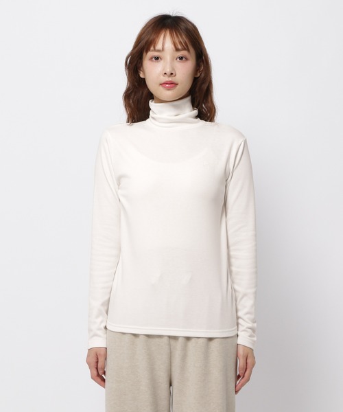 3.3 Field Trip （3.3フィールドトリップ）の「3.3 Field Trip／ソフトタートルネック（微起毛）（Tシャツ/カットソー・レディース・ブラック/アイボリー/グレー・FREE）」の21枚目の写真