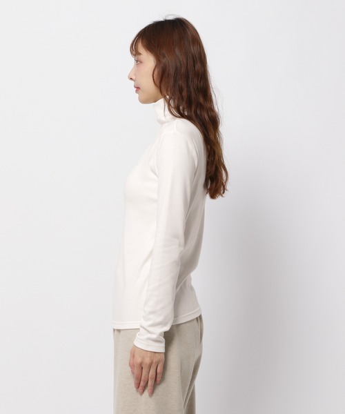 3.3 Field Trip （3.3フィールドトリップ）の「3.3 Field Trip／ソフトタートルネック（微起毛）（Tシャツ/カットソー・レディース・ブラック/アイボリー/グレー・FREE）」の22枚目の写真