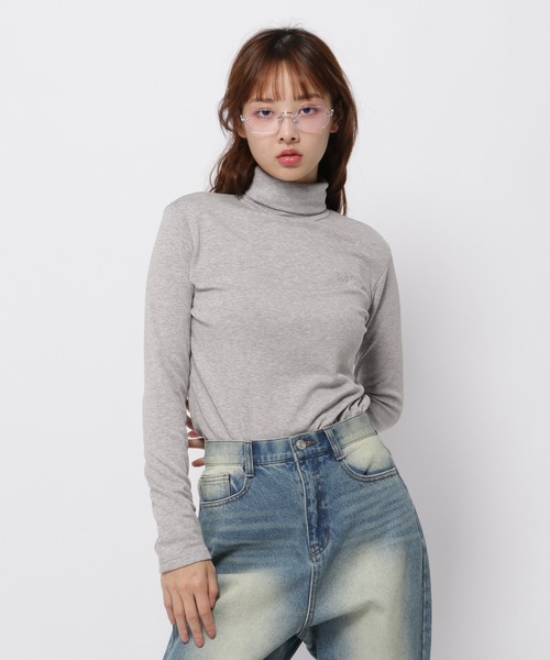 3.3 Field Trip （3.3フィールドトリップ）の「3.3 Field Trip／ソフトタートルネック（微起毛）（Tシャツ/カットソー・レディース・ブラック/アイボリー/グレー・FREE）」の14枚目の写真