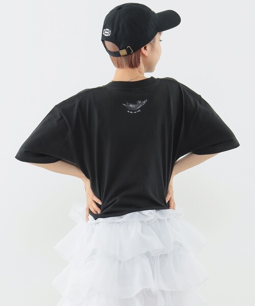 tシャツ 「COLLABORATION」清水奈緒 / デコ伸び Tシャツ レディース COLLABORATION】清水奈緒 / デコ伸び Tシャツ（Tシャツ