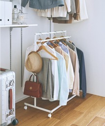 BIRTHDAY BAR | tower 収納力アップハンガーラック 2段(収納グッズ)