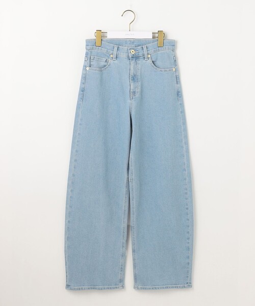 ANY SIS（エニィスィス）の「【美Denimシリーズ】セミカーブワイド デニム（デニムパンツ・レディース・ダルブルー系/ホワイト系/スカイブルー系・3/2/1）」の15枚目の写真