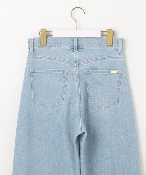 ANY SIS（エニィスィス）の「【美Denimシリーズ】セミカーブワイド デニム（デニムパンツ・レディース・ダルブルー系/ホワイト系/スカイブルー系・3/2/1）」の13枚目の写真