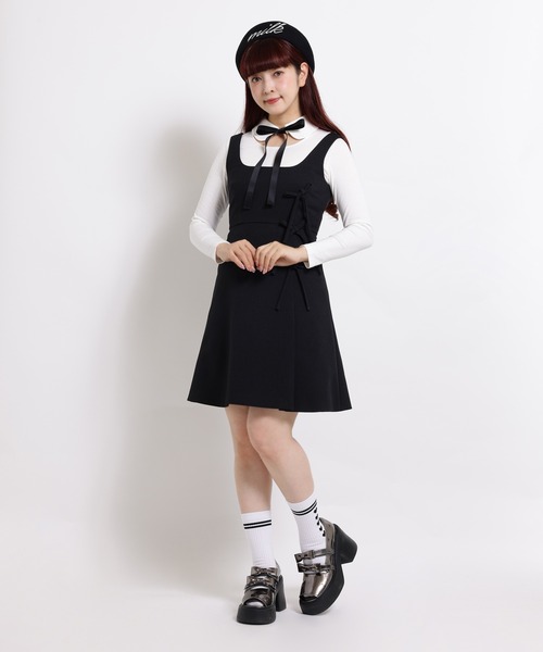 MILK（ミルク）の「Trio Ribbon ジャンパースカート（ジャンパースカート・レディース・B/A・FREE）」の8枚目の写真