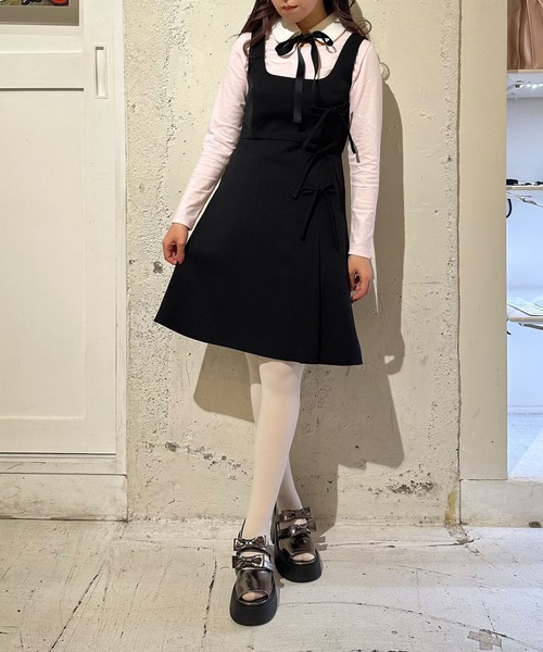 Trio Ribbon ジャンパースカート（ジャンパースカート）｜MILK（ミルク