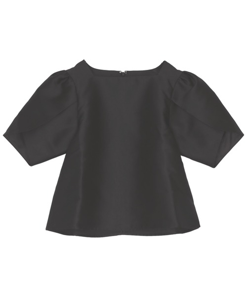 tシャツ square neck turip sleeve pull(スクエアネックチューリップスリーブプルオーバー) レディース セール】スクエアネックチューリップスリーブトップス（Tシャツ
