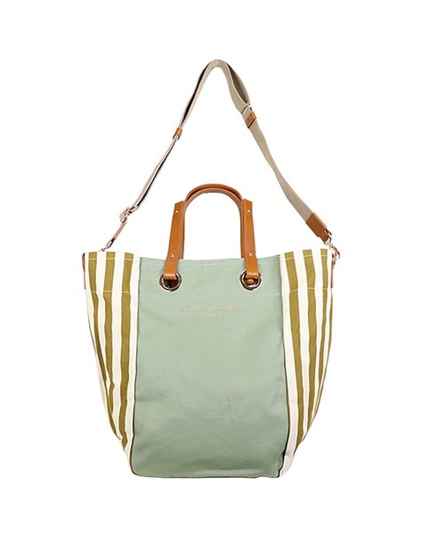 LES TOILES DU SOLEIL(レトワールデュソレイユ)の「rectangle tote grand(レクタングルトート グラン)(トートバッグ・レディース・グリーン系/ネイビー系/ブラック・フリー)」の19枚目の写真