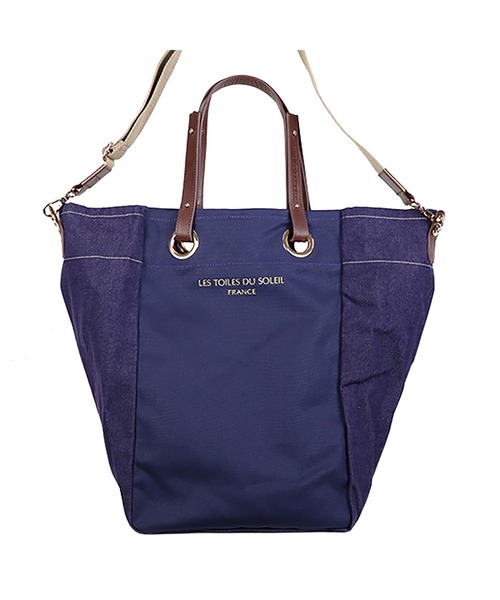 LES TOILES DU SOLEIL(レトワールデュソレイユ)の「rectangle tote grand(レクタングルトート グラン)(トートバッグ・レディース・グリーン系/ネイビー系/ブラック・フリー)」の11枚目の写真