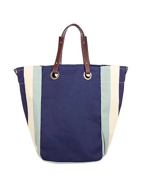 LES TOILES DU SOLEIL(レトワールデュソレイユ)の「rectangle tote grand(レクタングルトート グラン)(トートバッグ・レディース・グリーン系/ネイビー系/ブラック・フリー)」の10枚目の写真