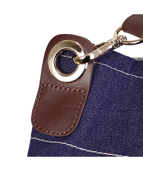 LES TOILES DU SOLEIL(レトワールデュソレイユ)の「rectangle tote grand(レクタングルトート グラン)(トートバッグ・レディース・グリーン系/ネイビー系/ブラック・フリー)」の4枚目の写真