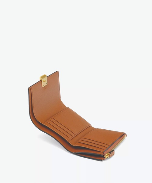 MCM（エムシーエム）の「Aren 三つ折りウォレット - ヴィセトス（財布・レディース・ブラウン/ブラック/ピンク・ONE SIZE）」の5枚目の写真